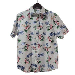 Denim & Flower Men's Poplin Slim Fit Shirt sz M